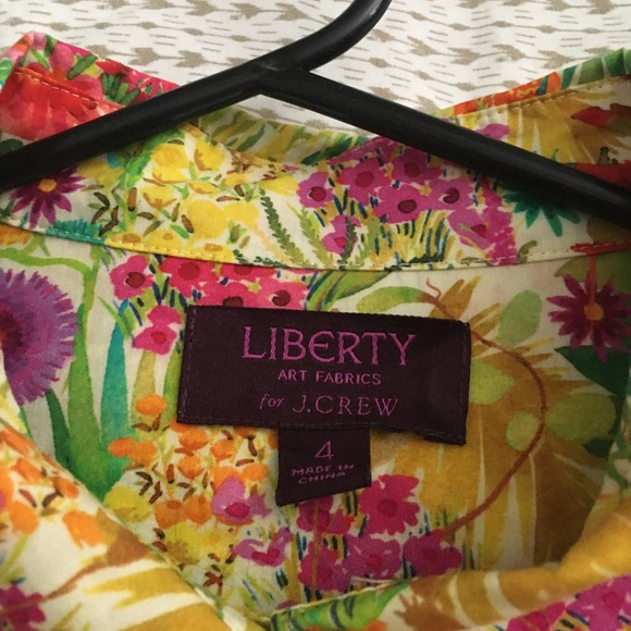 JCrew button down shirt. Beautiful bright color! Button cuffs and semi fitted - Picture 2 of 5